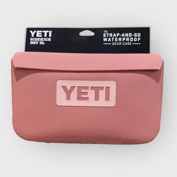 YETI Limited Sandstone Pink Sidekick 3L Waterproof Dry Gear Pouch Small Tote - Picture 1 of 4